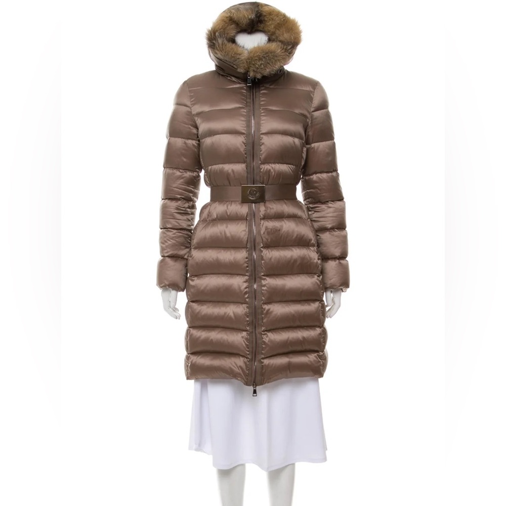 AUTHENTIC -Moncler Tinuviel fox fur trim hood